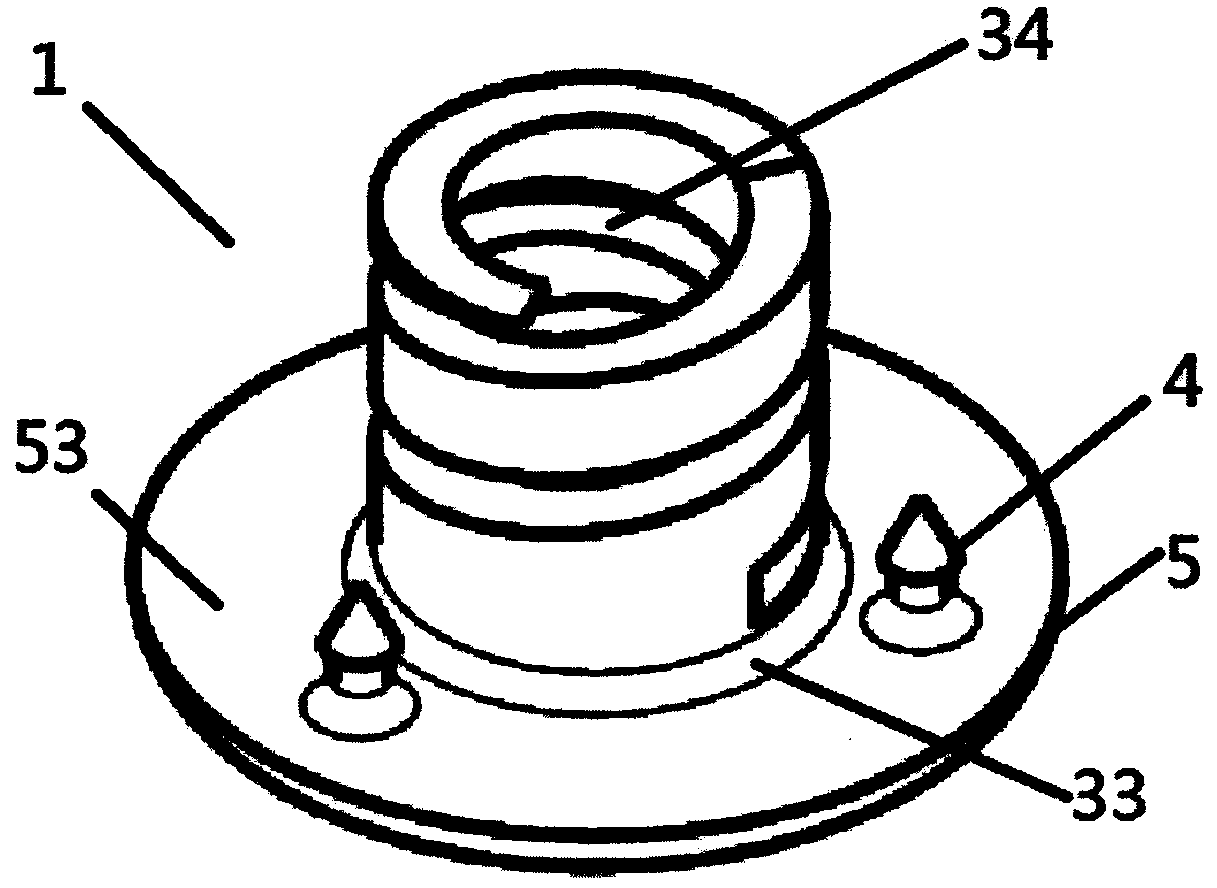 A kind of sticky lock into box lock and its carton into box method