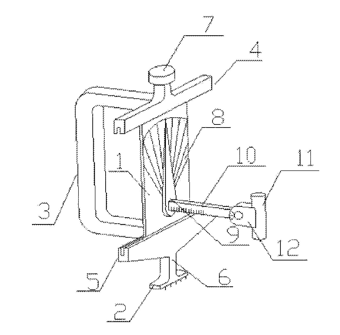 Guiding apparatus for X-ray-free screw placement by spinal posterior approach