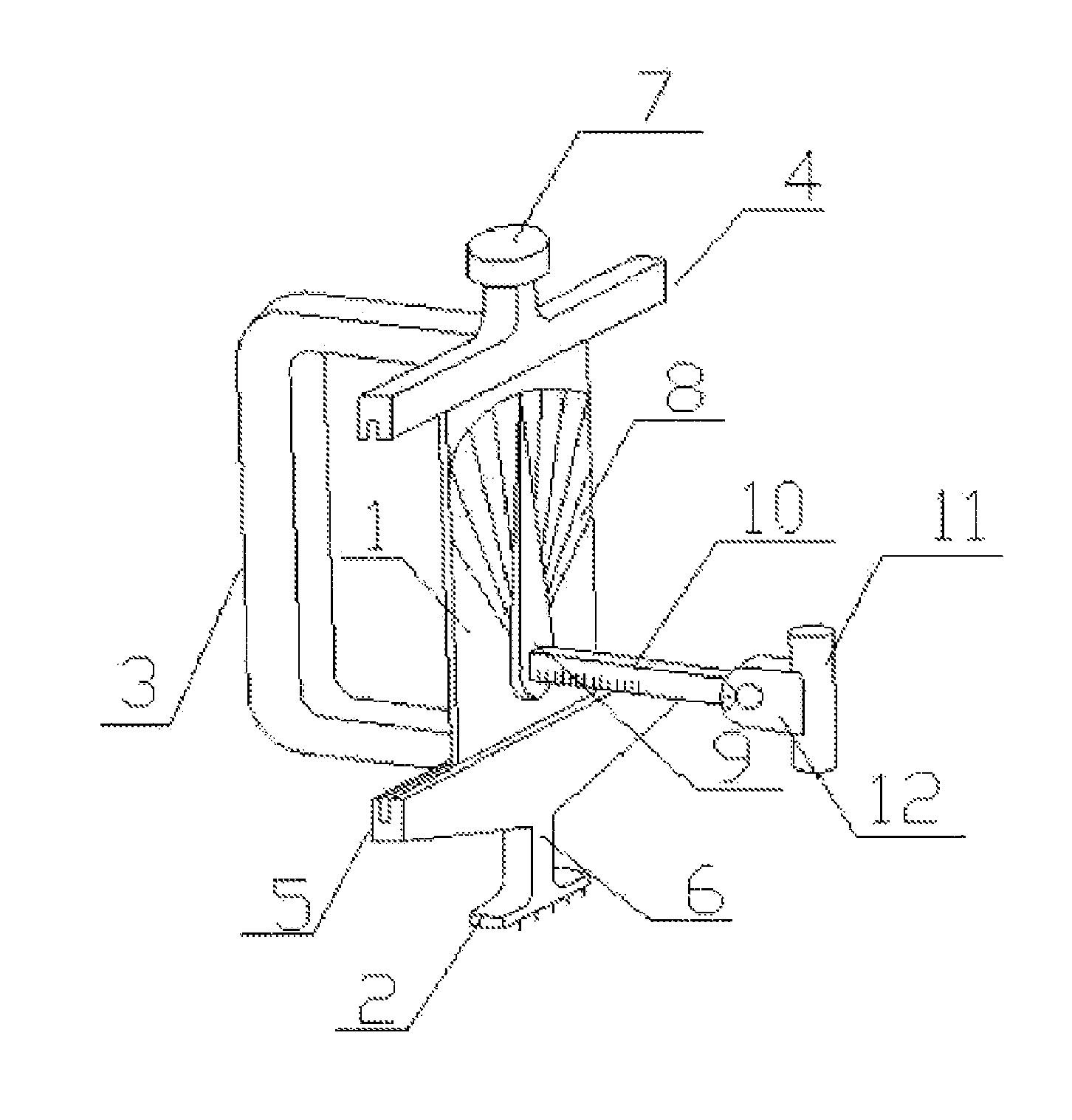 Guiding apparatus for X-ray-free screw placement by spinal posterior approach