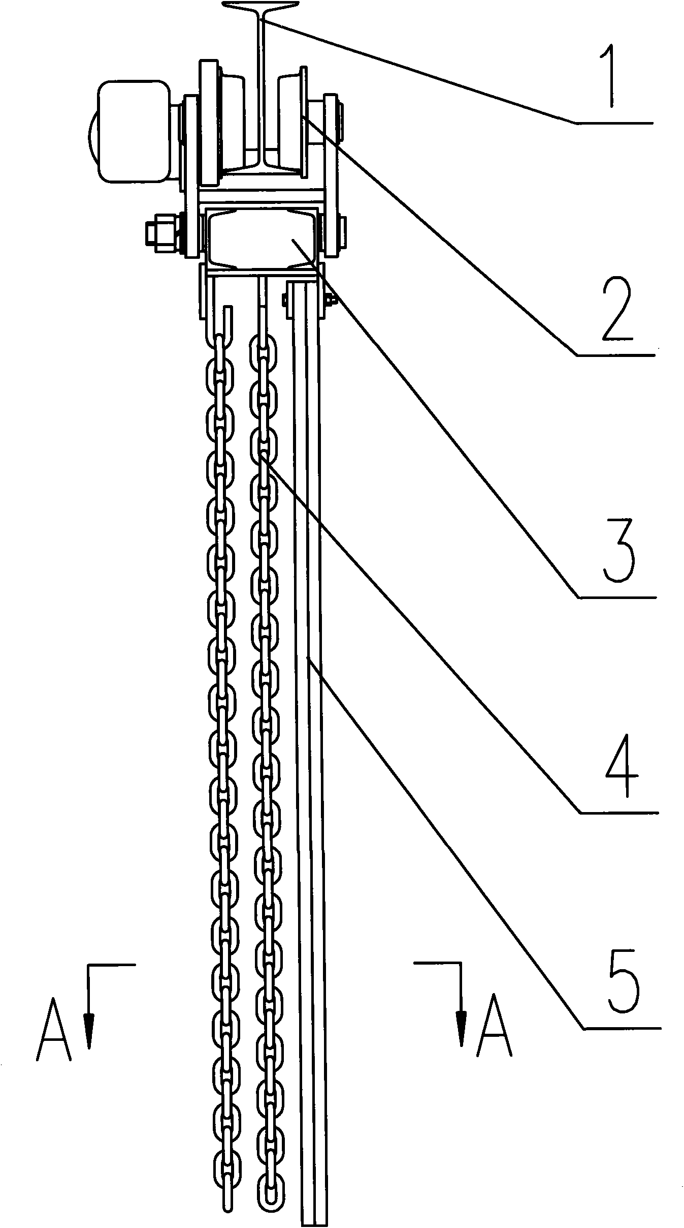 Protective sliding door used for steel slag treatment