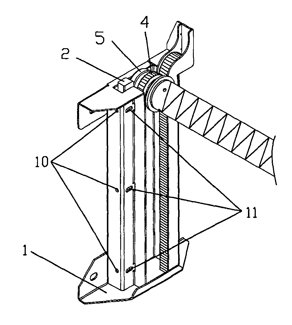 Printing medium mechanism unit for printer