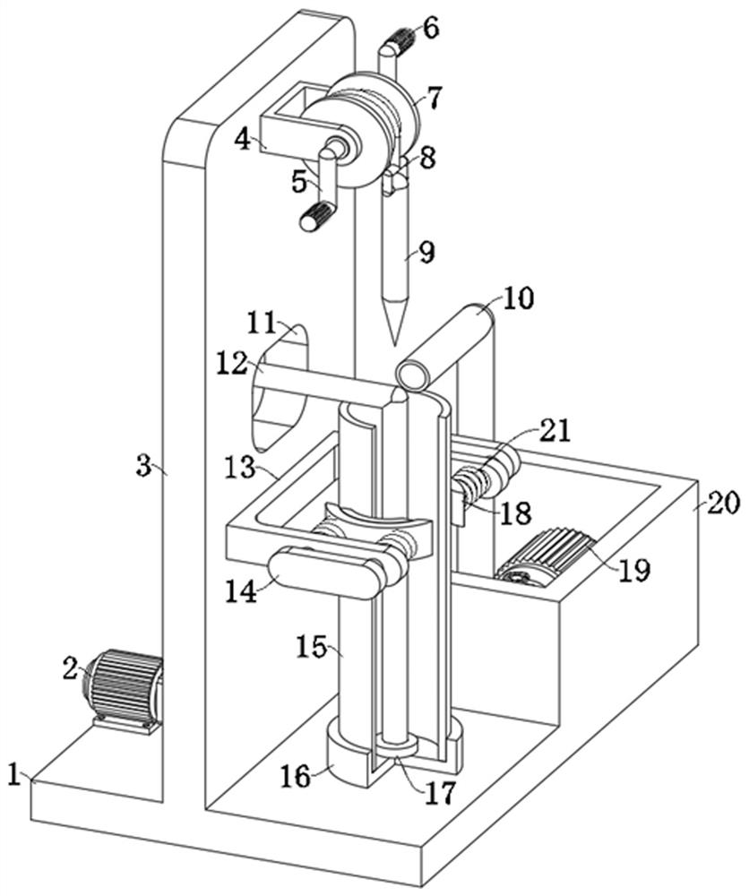 Device for dredging pipe blocked by initial setting cement paste and construction method