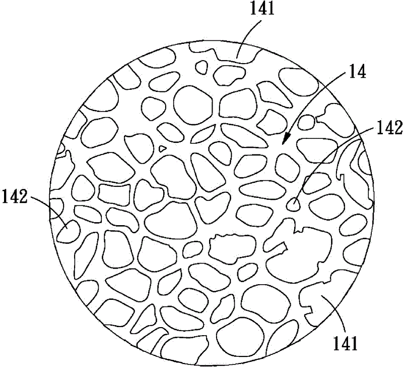 Planting container structure with water retention function