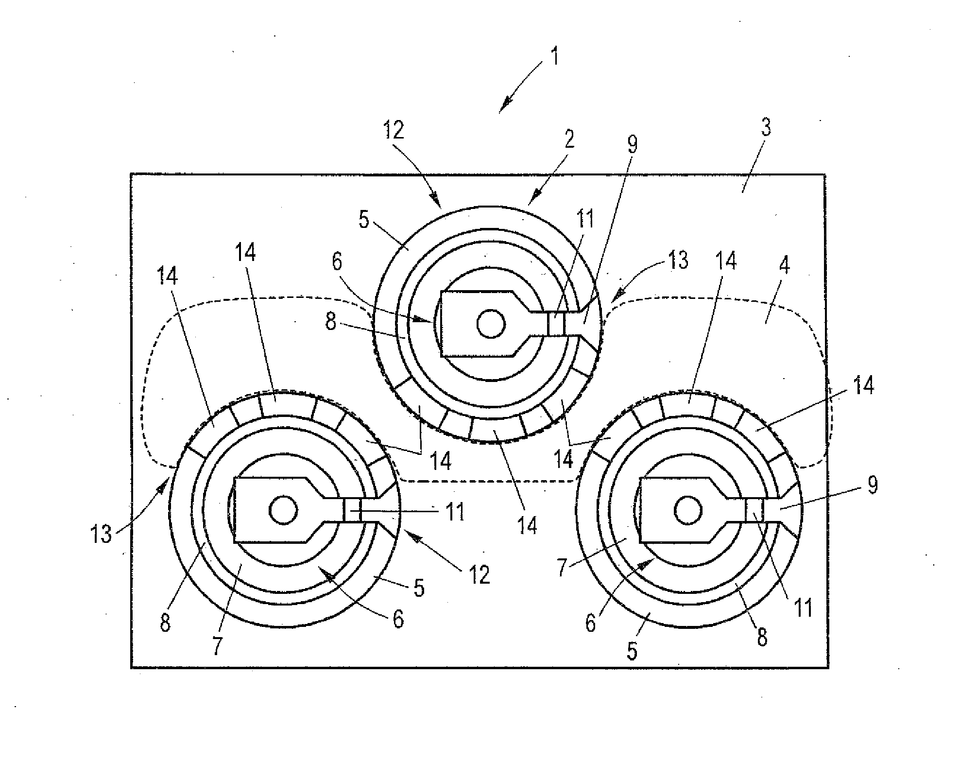 Energy storage arrangement in particular for a motor vehicle, motor vehicle and method for producing an energy storage arrangement