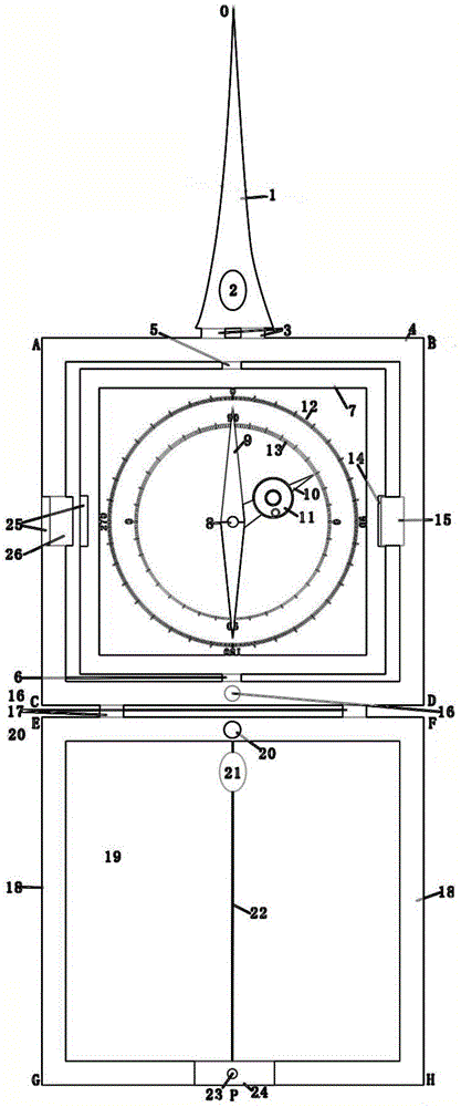 Dual-gravity geological compass