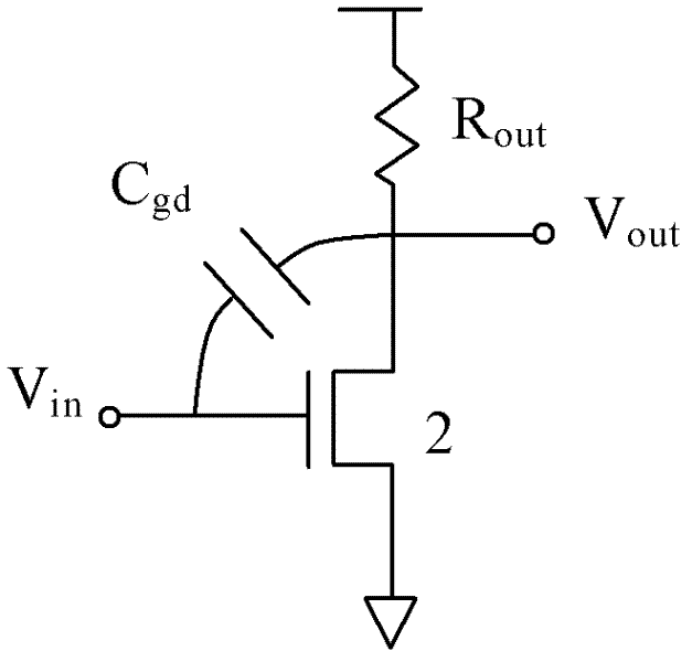 Method for raising frequency characteristic of common source operational amplifier