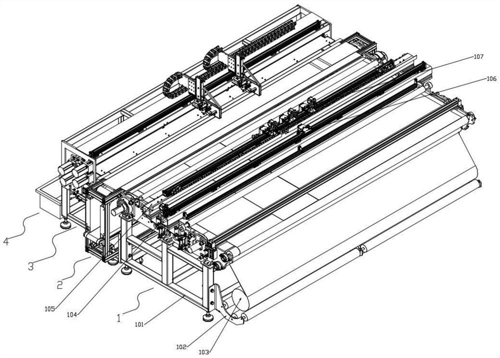 Cloth cutting and processing system