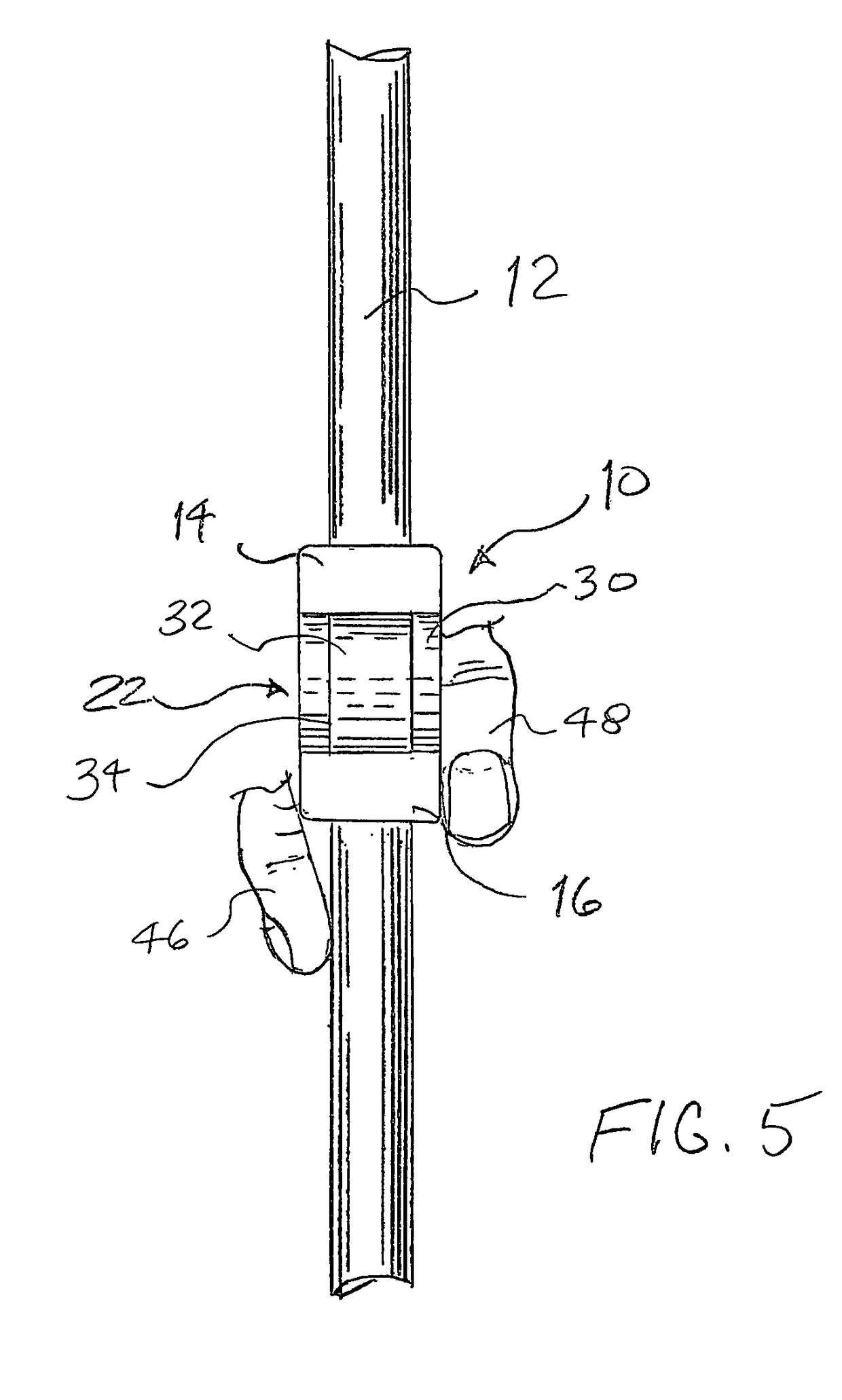 Endoscope gripping device