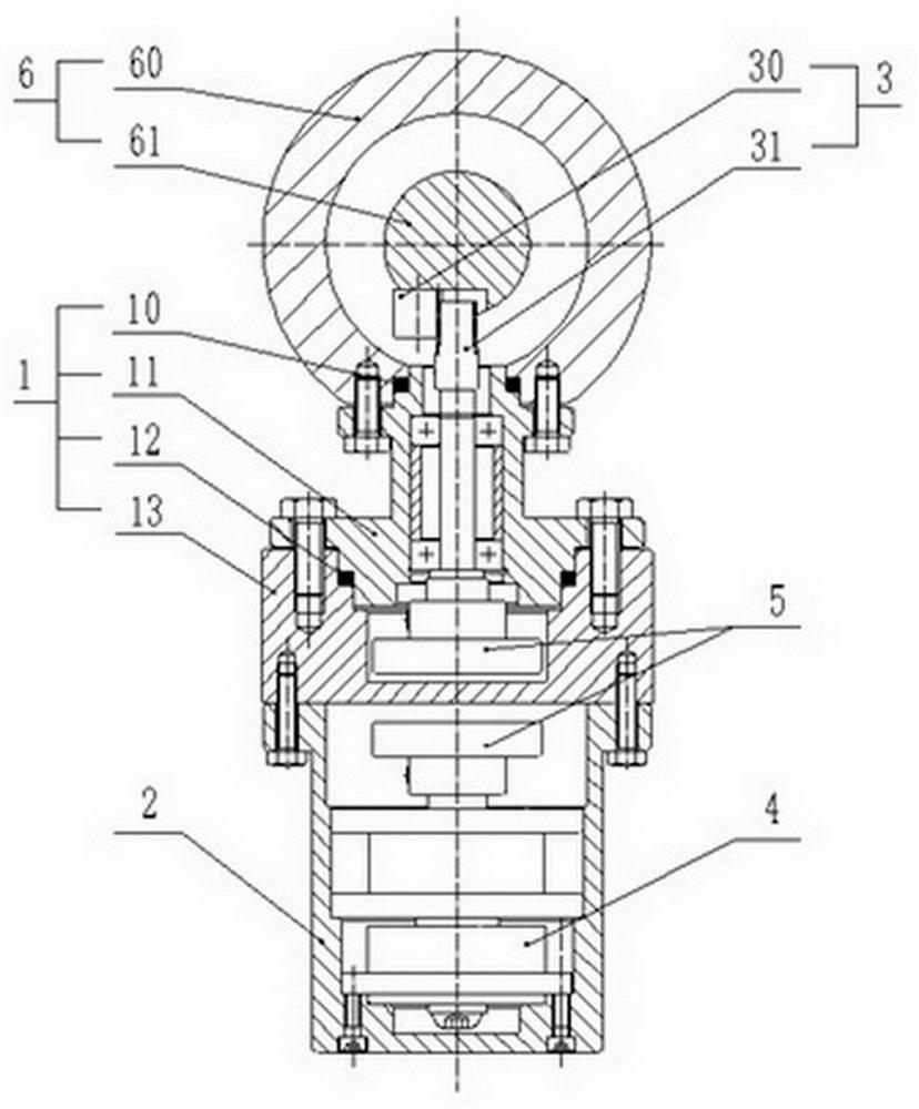 High-precision high-temperature-resistant nuclear-radiation-resistant valve position acquisition device