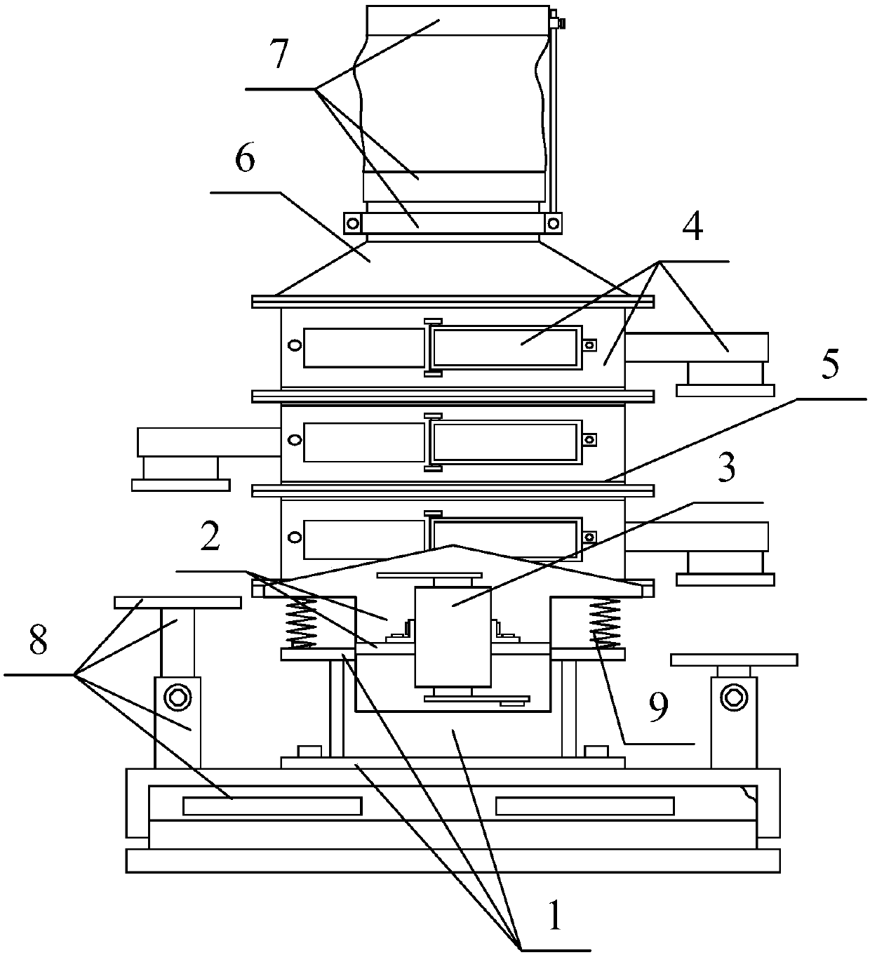 Multifunctional chicken essence screening device