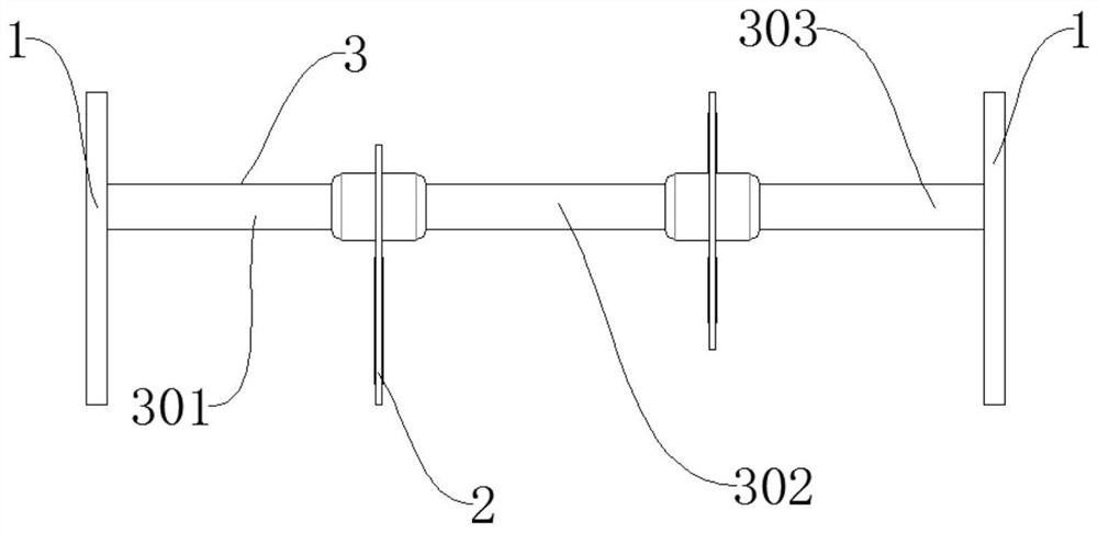 Sectional type heat exchange tube assembling device