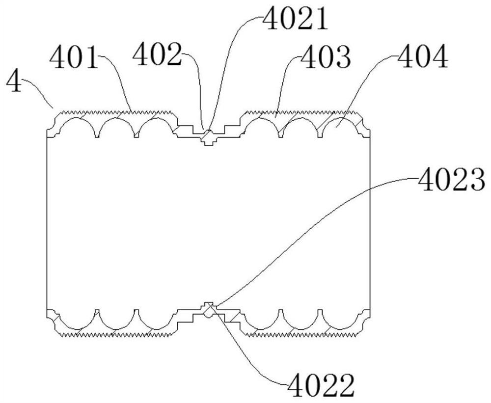 Sectional type heat exchange tube assembling device