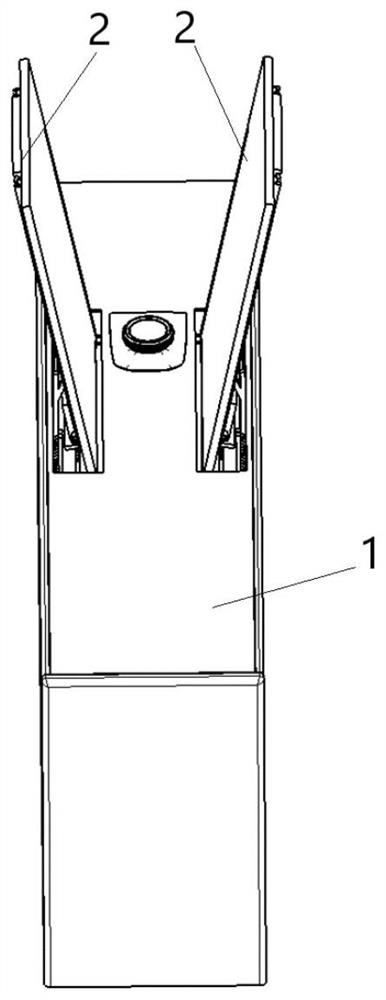 Auxiliary instrument panel structure with small table board