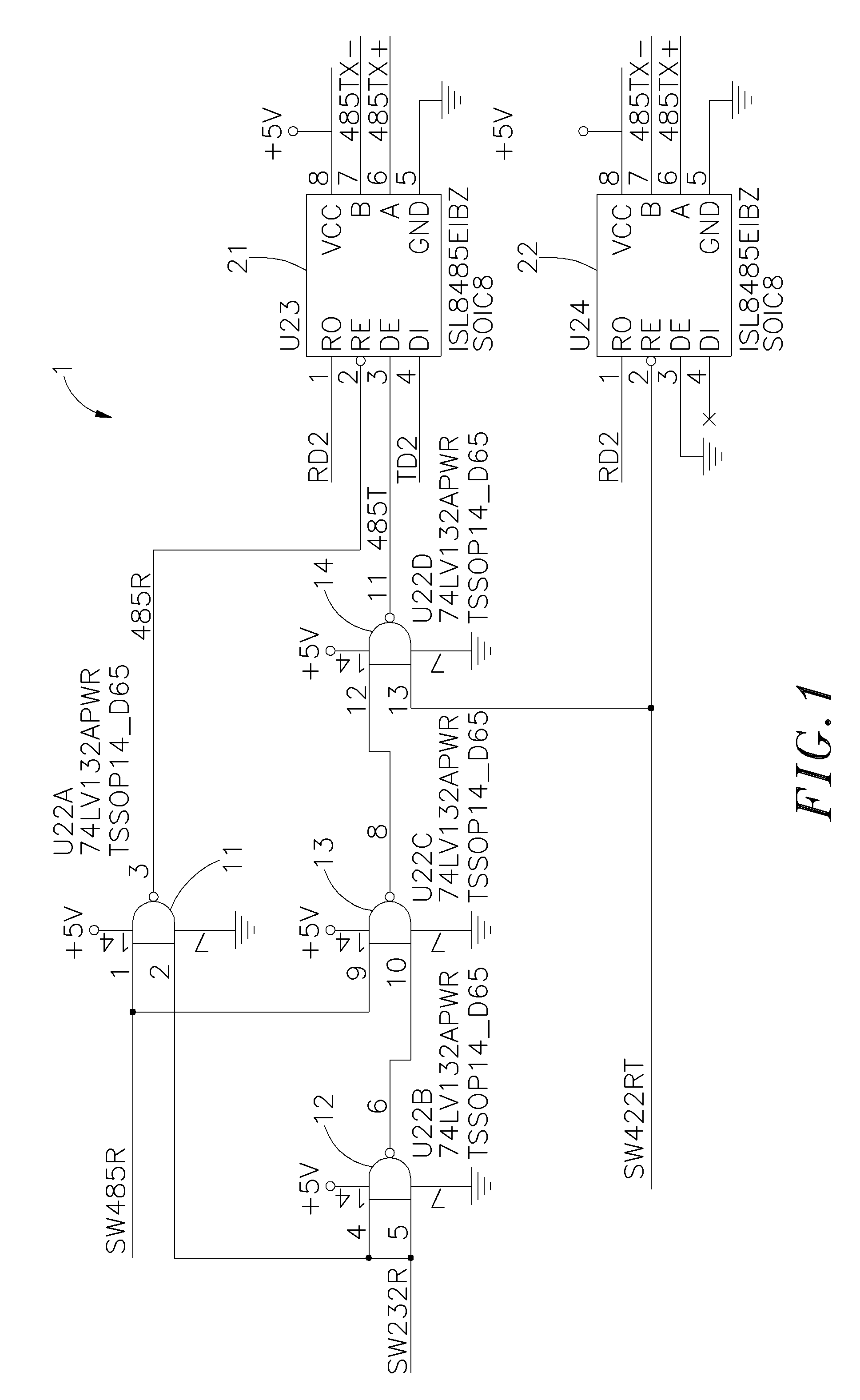 Method for setting up a serial communication port configuration