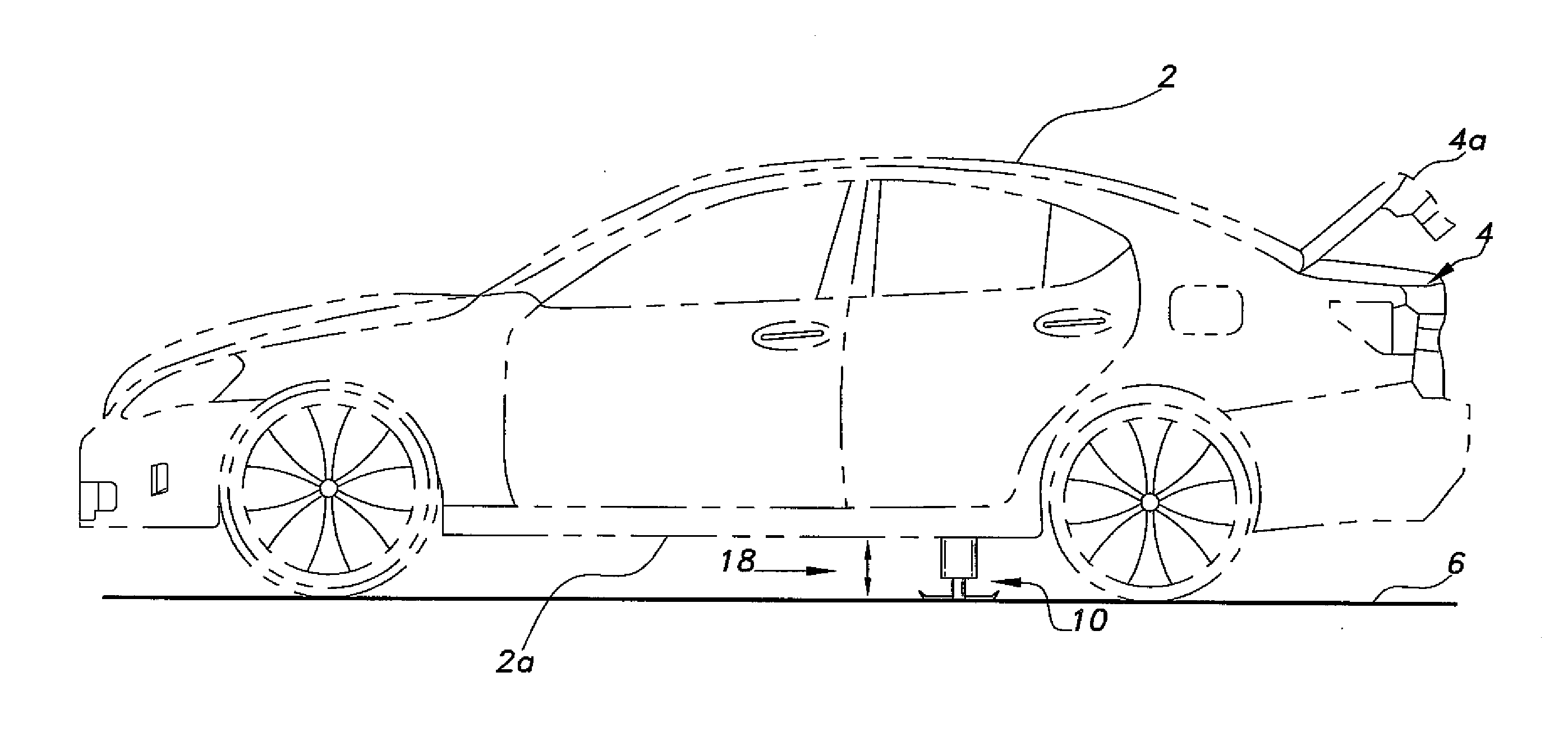 Vehicle with integral tire jacks