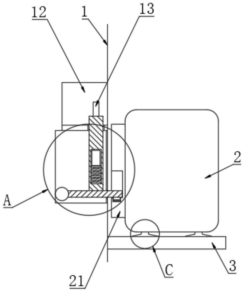 Concealed safety monitoring device convenient to install