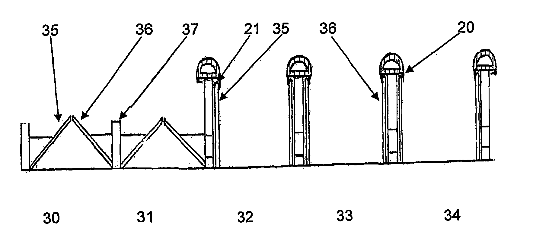 Gate bracket containing cushioning material