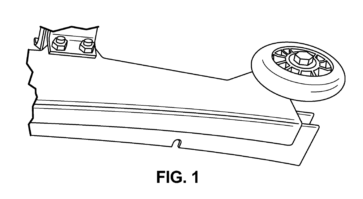 Squeegee with seal flap