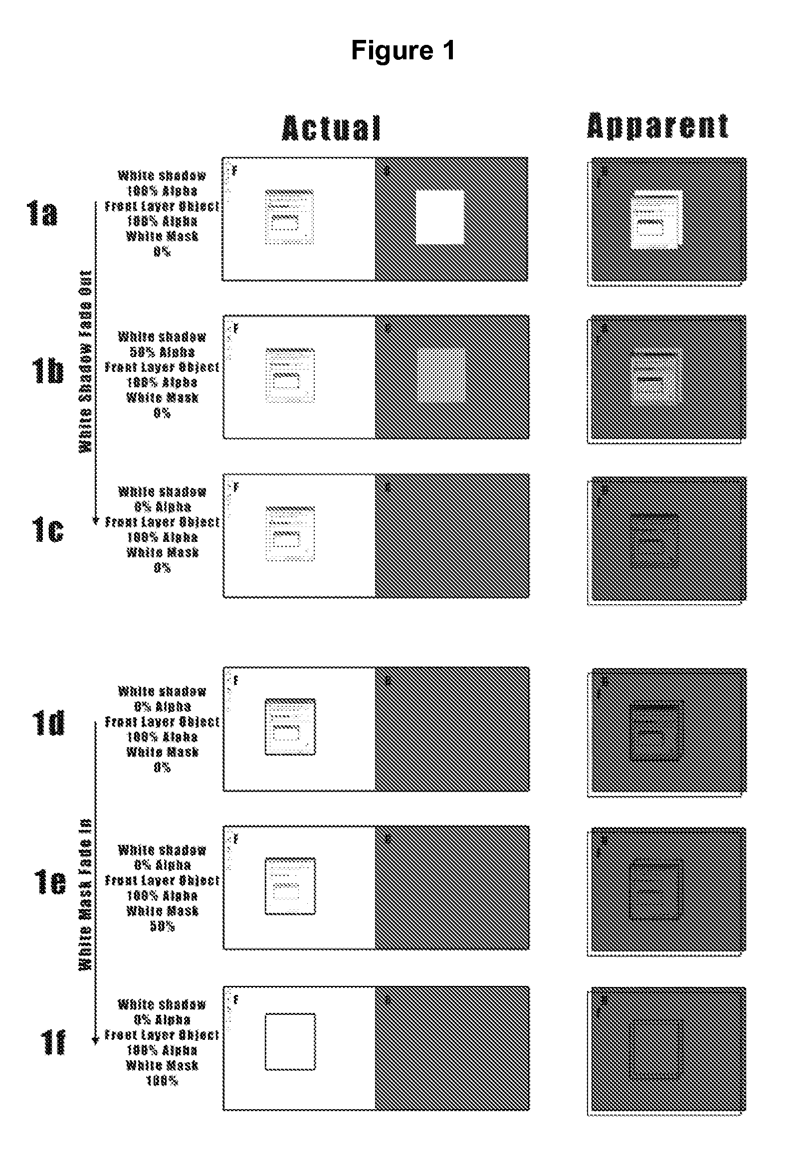 Method of manipulating visibility of images on a volumetric display
