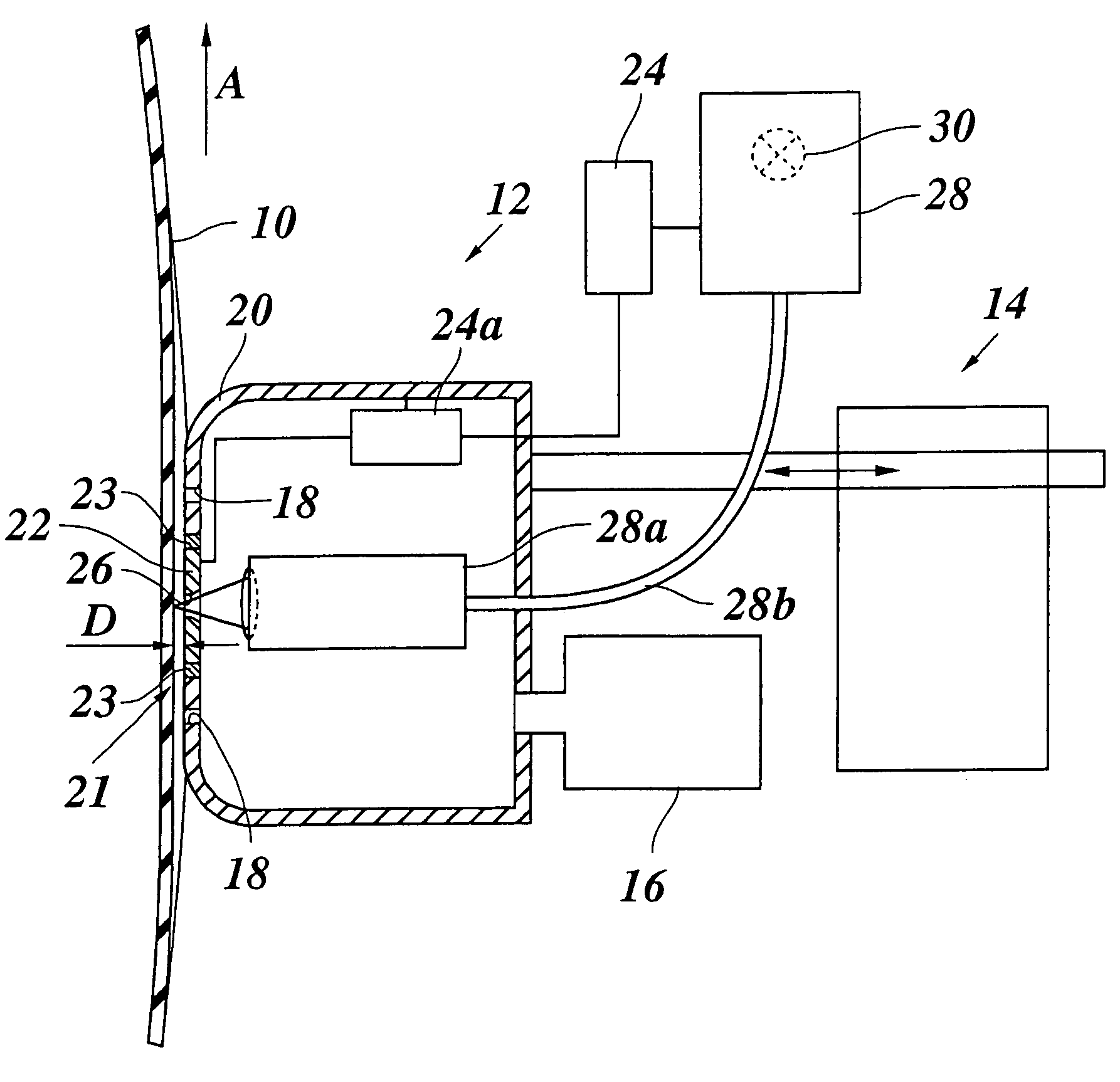 Apparatus and method for capacitive measurement of materials