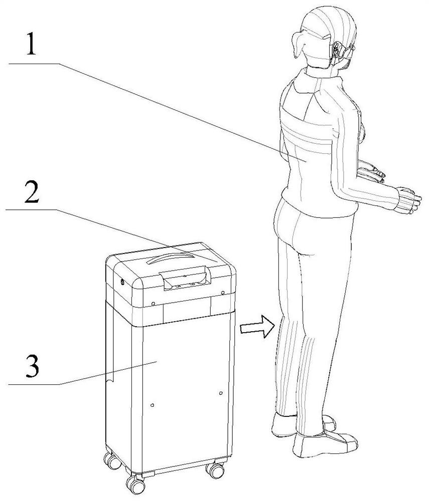 A kind of control method of intelligent suitcase
