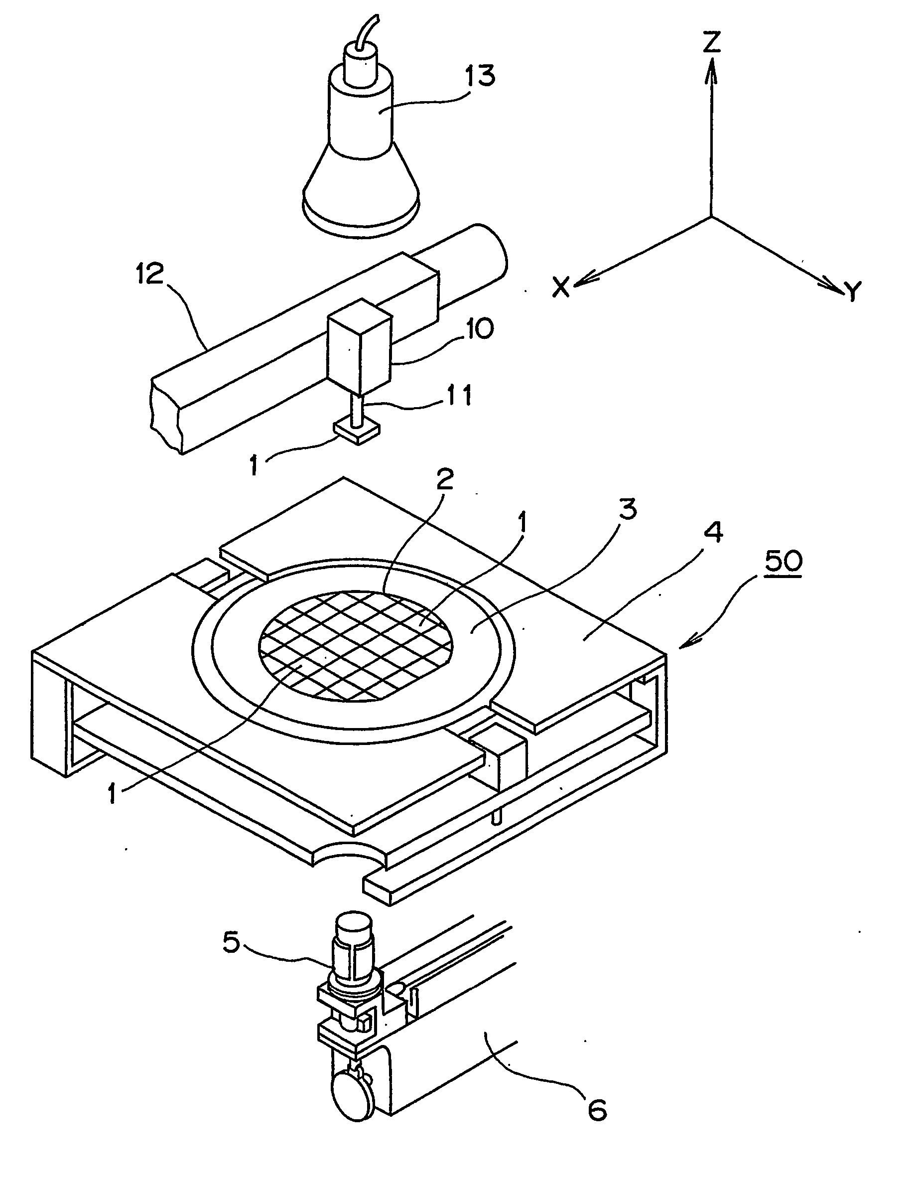 Apparatus and method for removing semiconductor chip