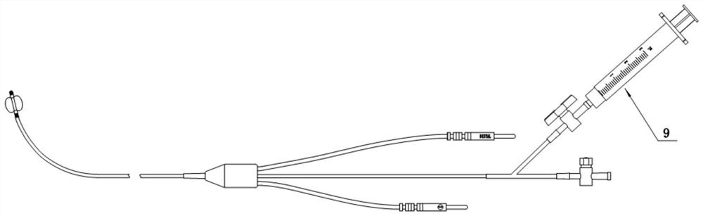 Multifunctional temporary pace-making electrode catheter