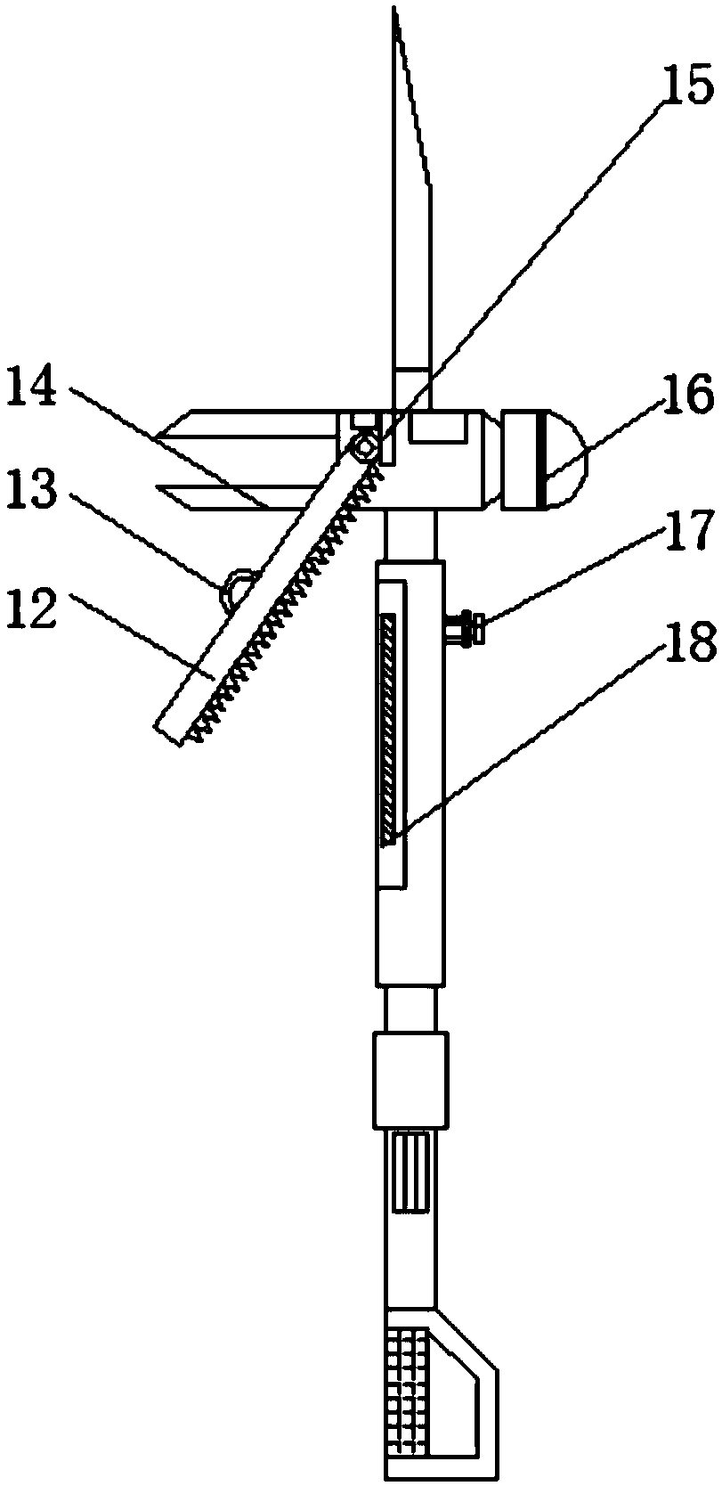 Multi-functional hammer used for construction engineering