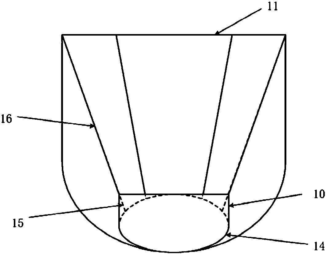 Design method of hypersonic three-channel intake port