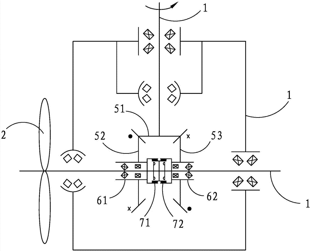 Propeller forward and reverse rotation device of side thruster