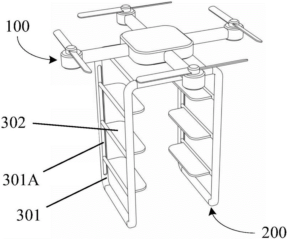 Transportation shelf and unmanned aerial vehicle