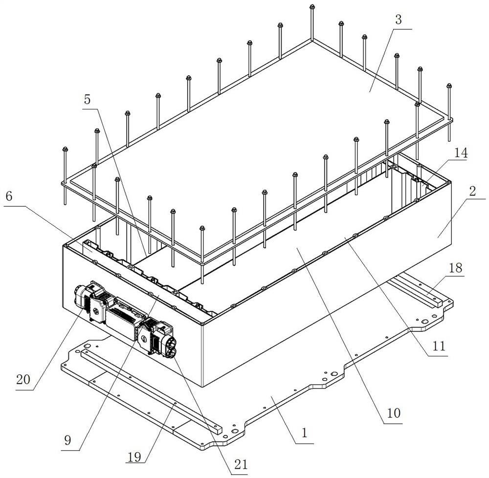 Battery pack and box body thereof