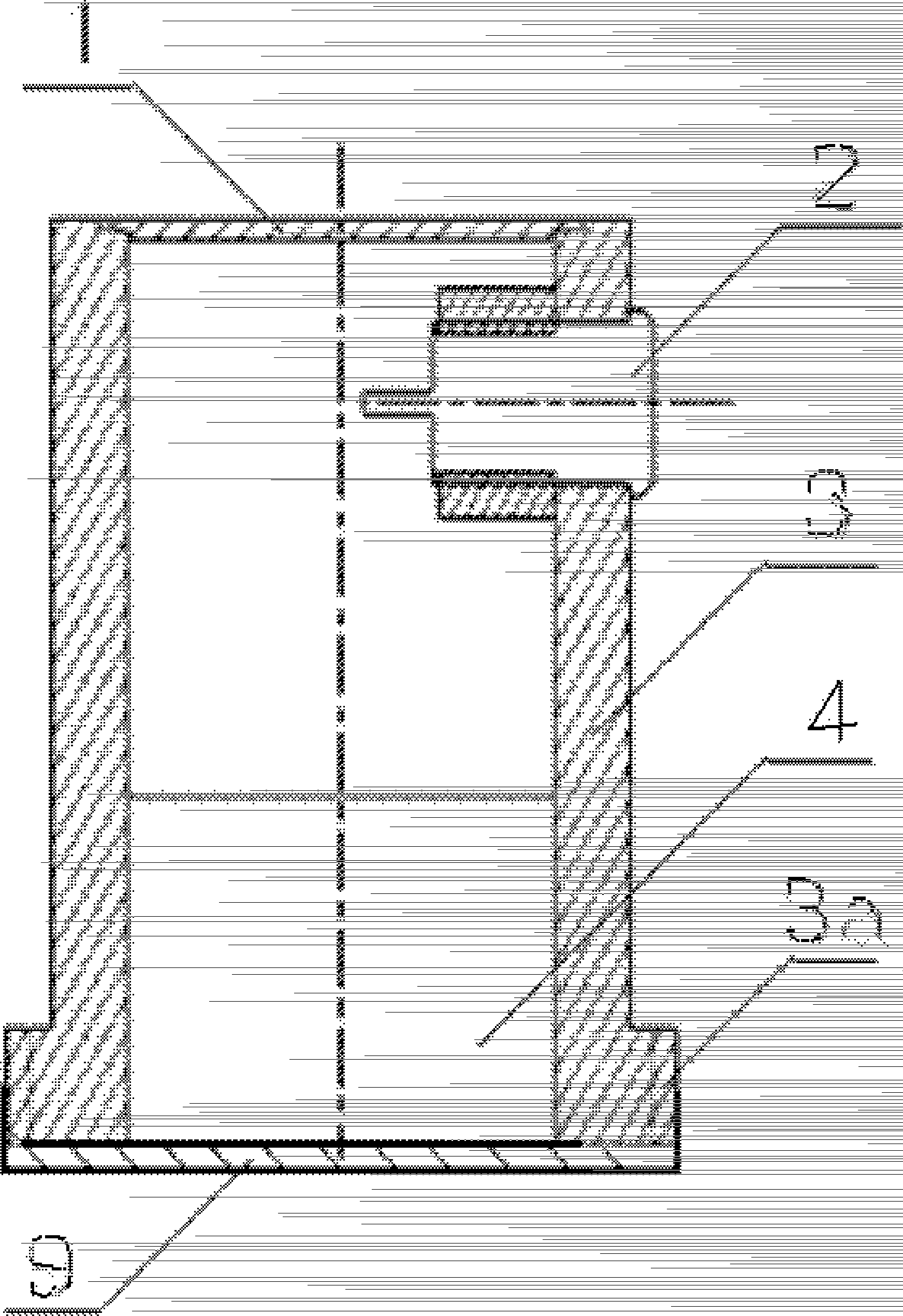 Ultrasonic probe for detecting R area of composite materials