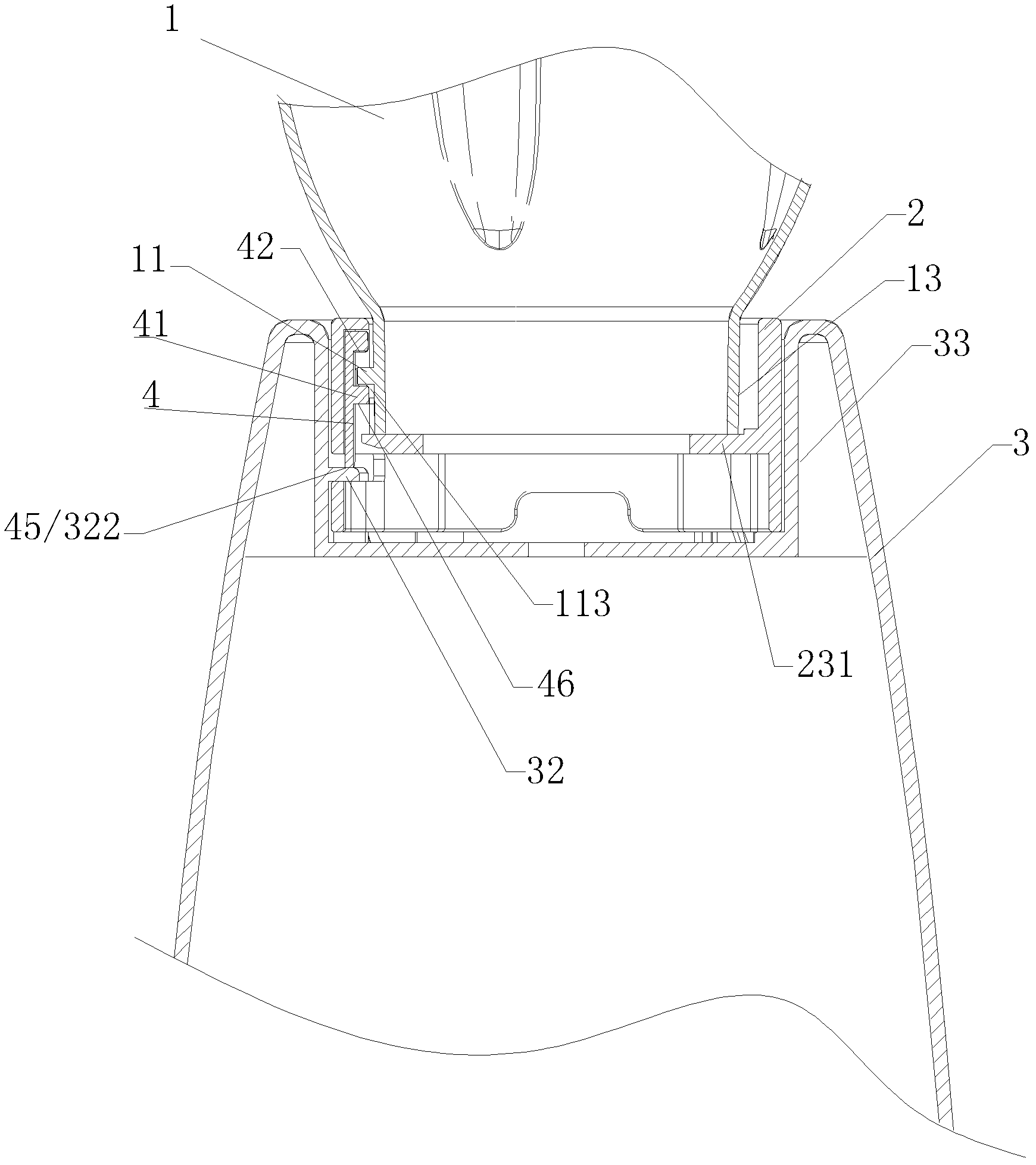 Food processor locking mechanism