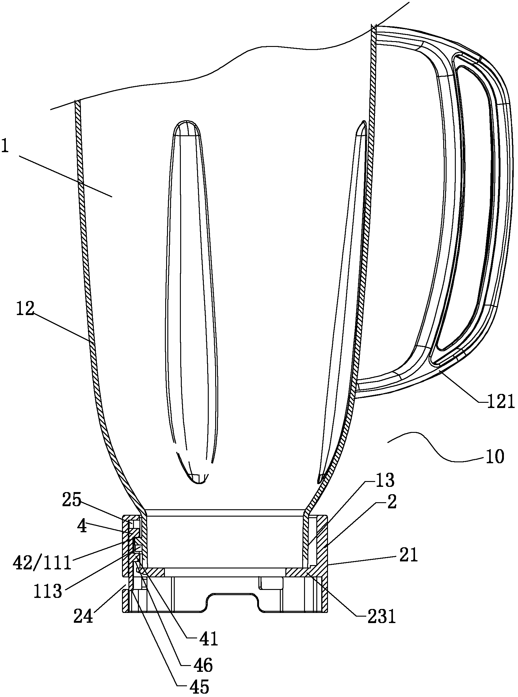 Food processor locking mechanism