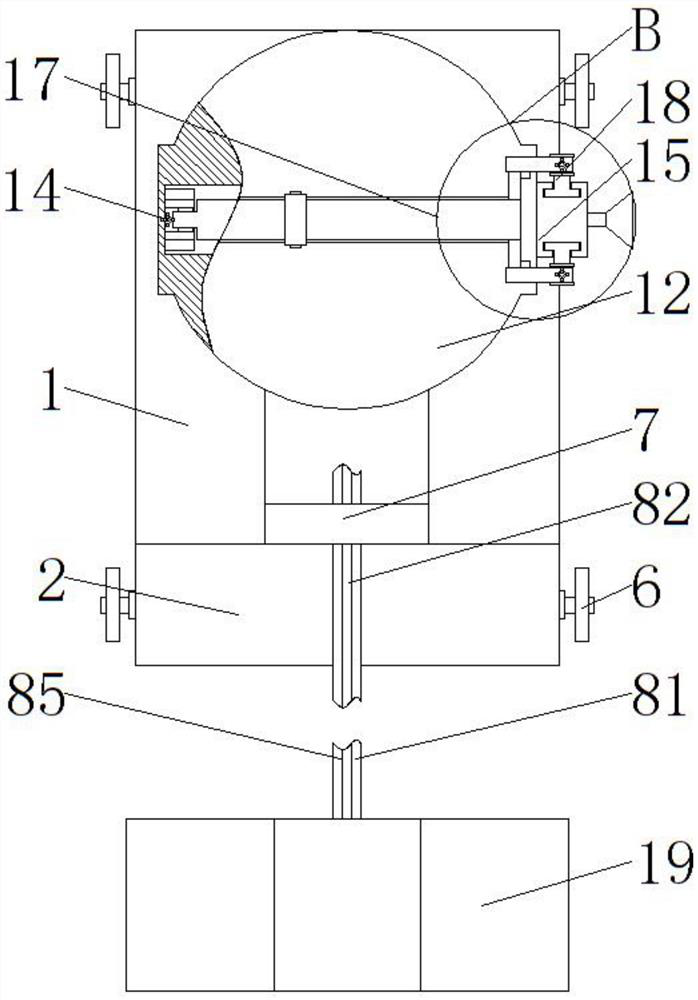 Pesticide spraying device for crops