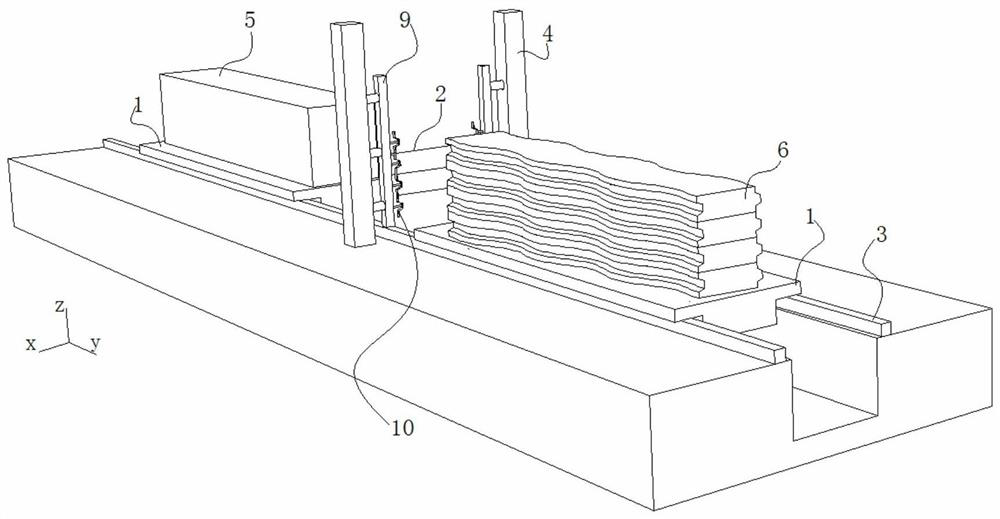 Assembly type wave edge-shaped aerated concrete wallboard and manufacturing process