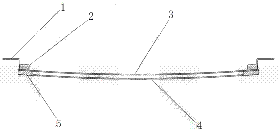 Integrated structure of air duct and internally-installed middle top plate