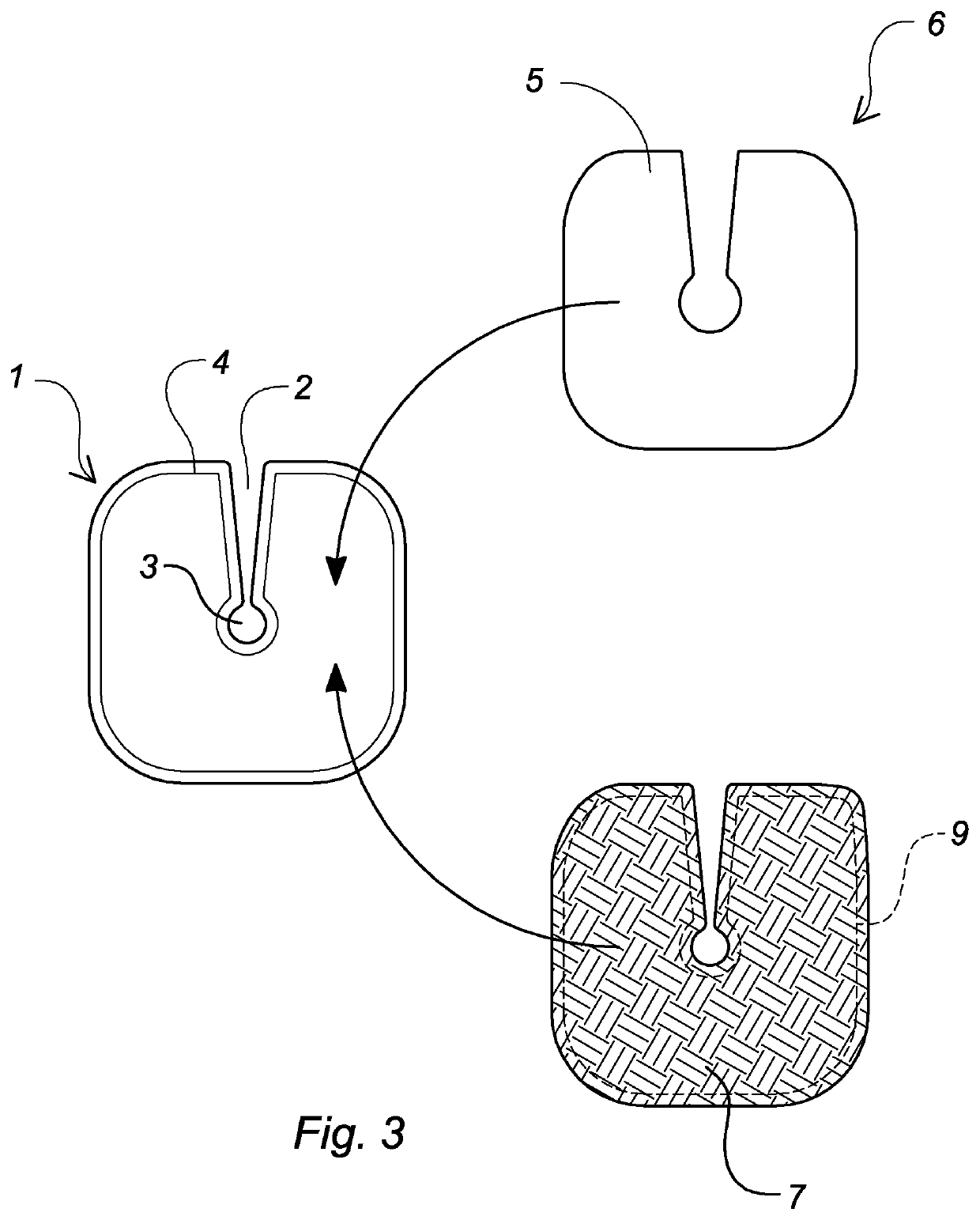 Anesthetic breast pad