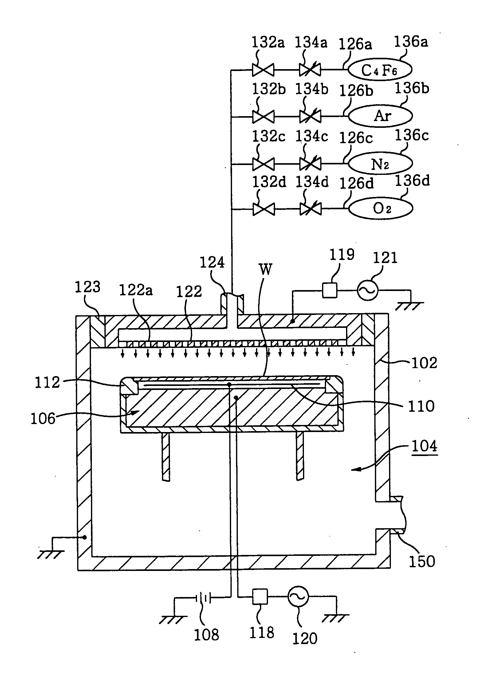 Method of etching and etching apparatus