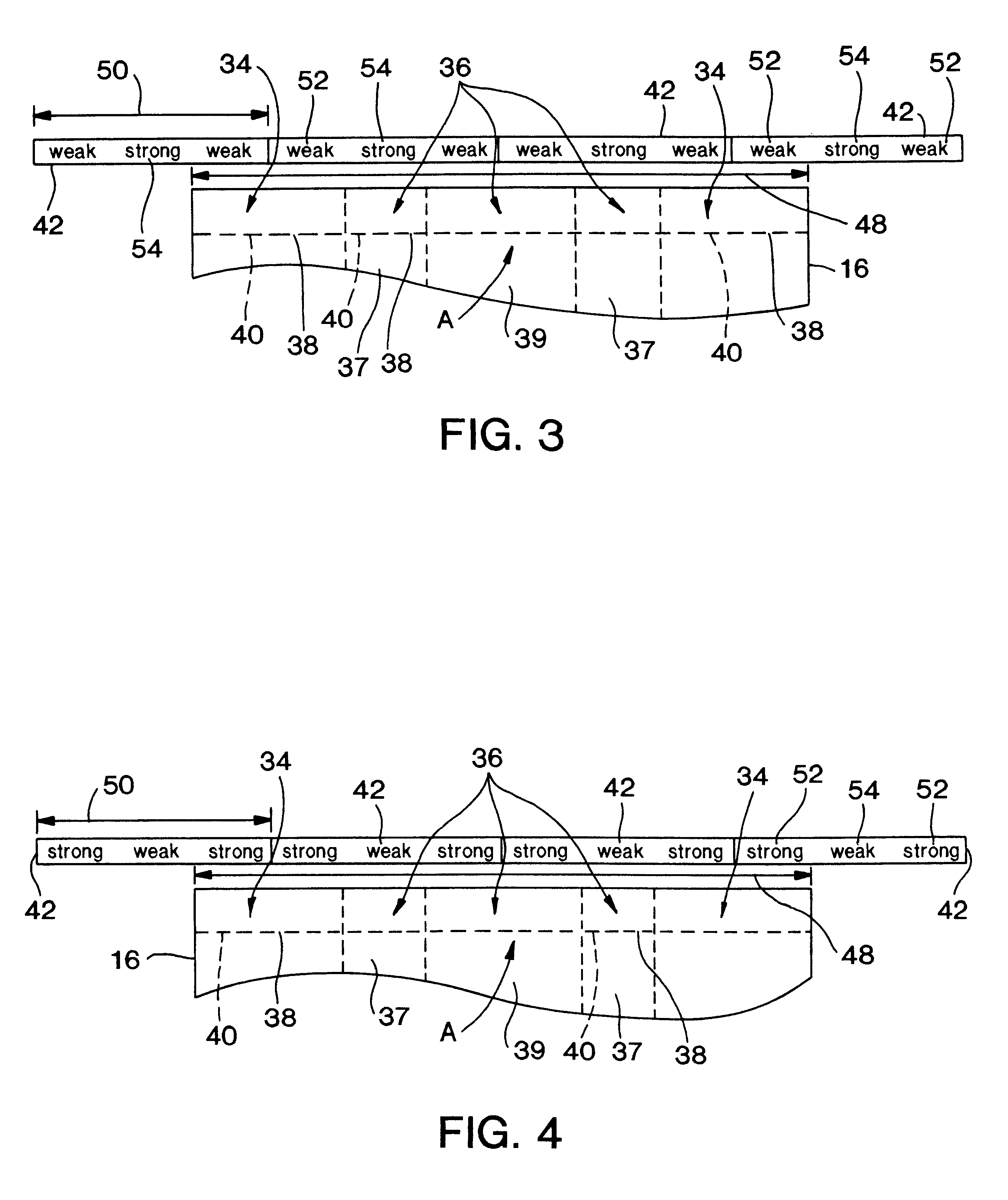 Perforated centerflow rolled product
