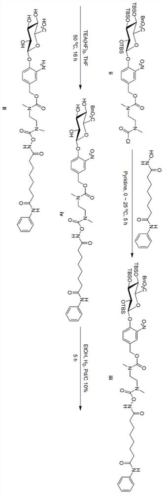 A kind of vorinostat derivative based on palladium carbon and its preparation method and application