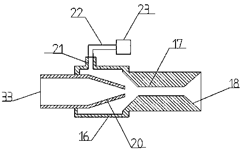 Device for treating rice washing waste water