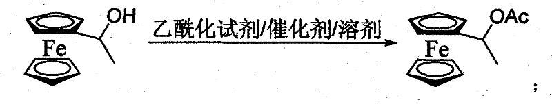 Method for synthesizing chiral ferrocene diphosphine ligand