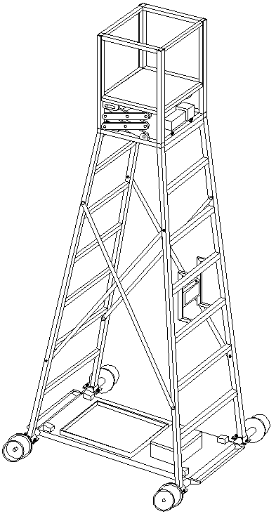 Intelligent electric ladder trolley for urban rail transit contact network