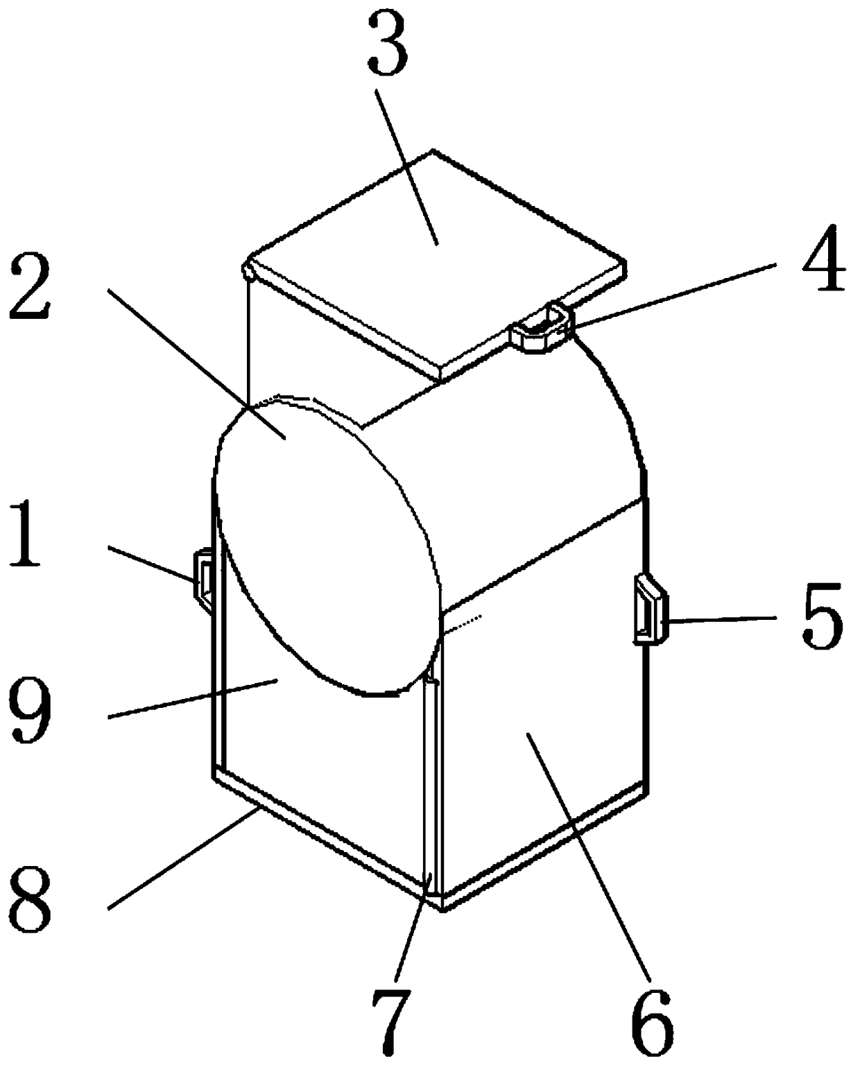 Environment-friendly density classification garbage can