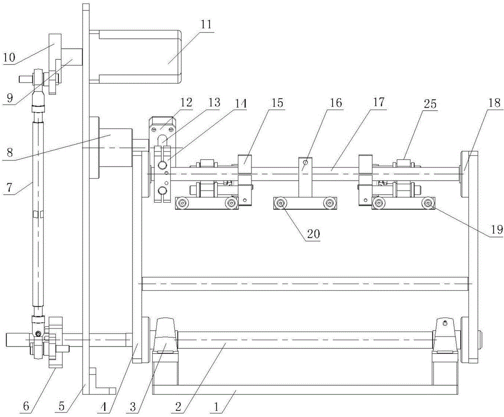 Automatic bag suction device of four-edge-sealing packaging machine