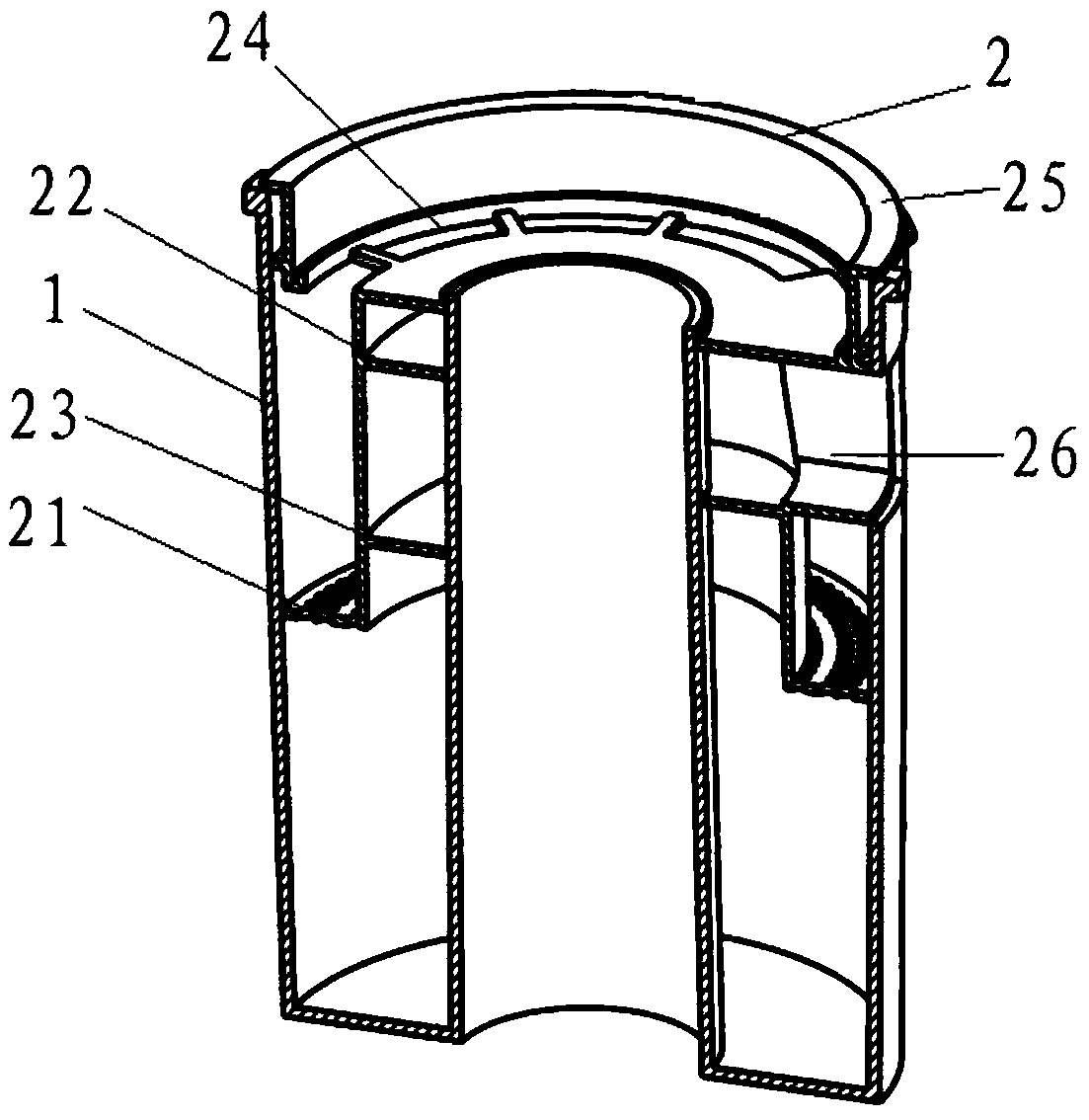Cyclone separation device and air purification device