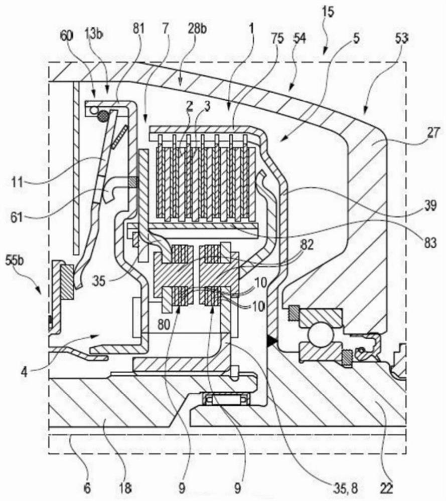 Friction clutch for motor vehicle powertrain, powertrain unit, transmission unit, and powertrain