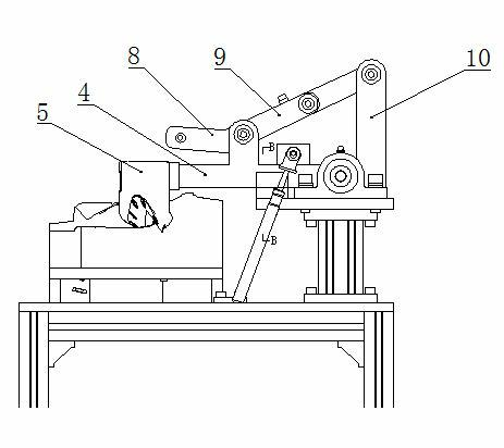 Checking tool for door trim of car